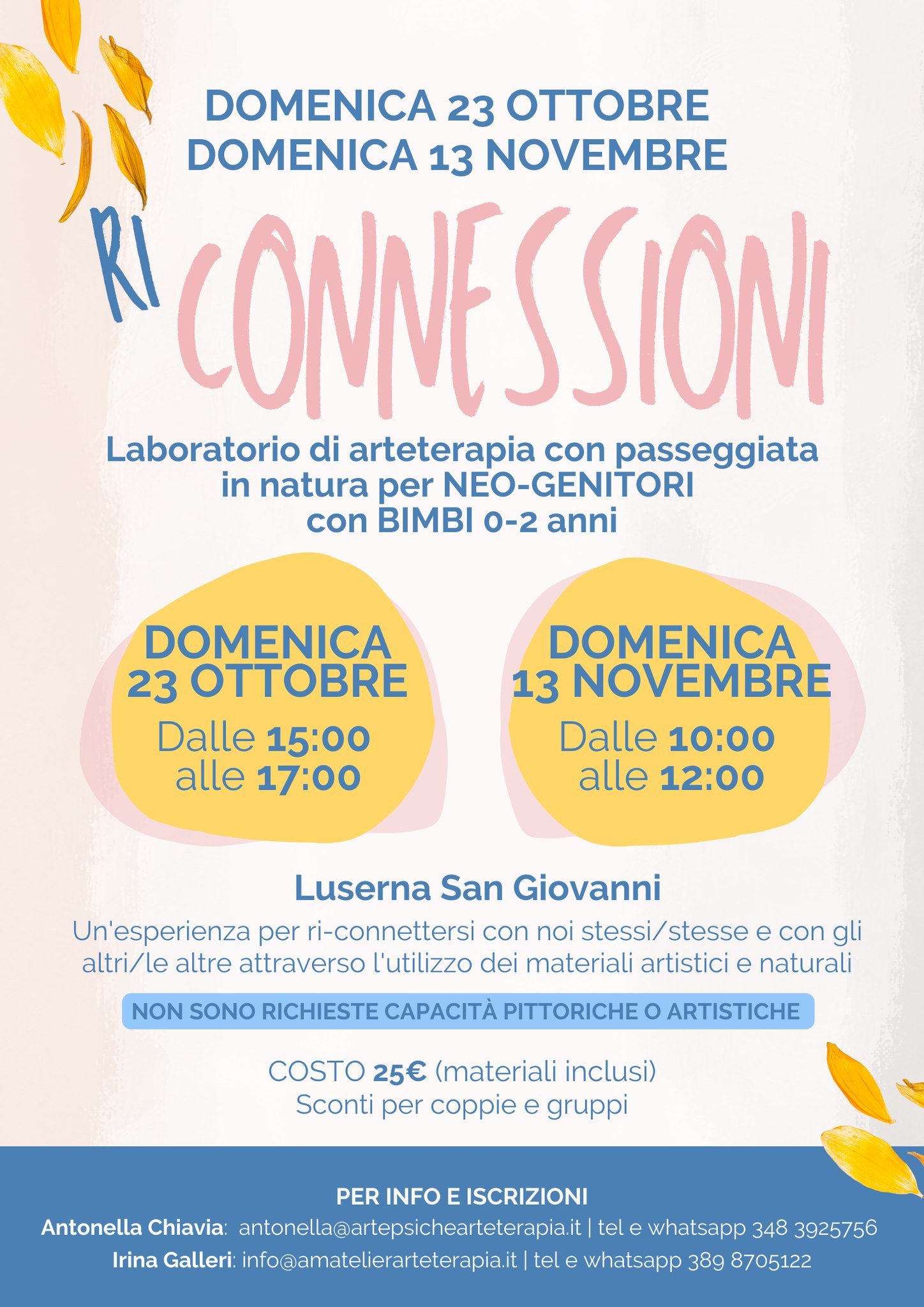 RiCONESSIONI arteterapia per neo genitori