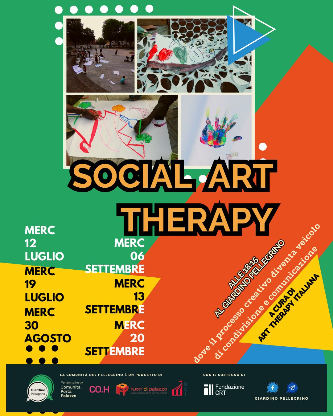 Social Art Therapy al Giardino Pellegrino